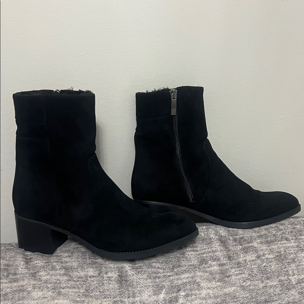 Black Ankle Boots leather Stefano Gamba ( made in Italy)